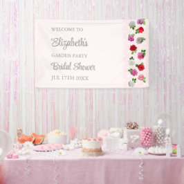 ローズガーデンパーティー ブライダルシャワー 横断幕