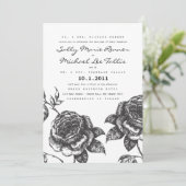 ローズガーデン ウェディング 招待状 (スタンド正面)