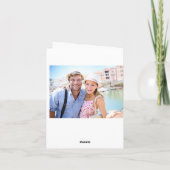 ローズガーデン | ブライダルシャワー 感謝カード (裏面)