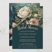 ローズガーデン ブライダルシャワー 招待状 (正面/裏面)