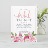ローズガーデン | ブライダルブランチ招待状 招待状 (スタンド正面)