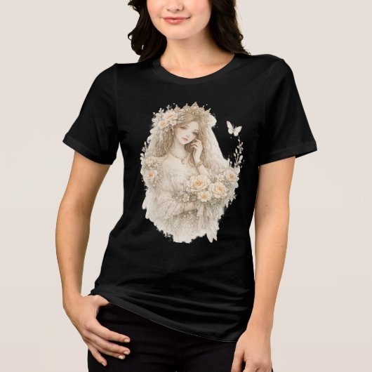 ローズクイーン トライブレンドTシャツ (正面)