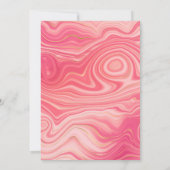 ローズクォーツとブッシュ ストラタ ミスター＆ミセス ウェディング 招待状 (裏面)