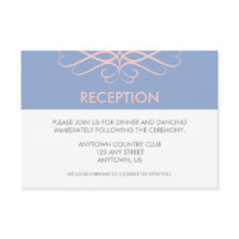 ローズクォーツとブルー、エレガントな花飾り ウェディング