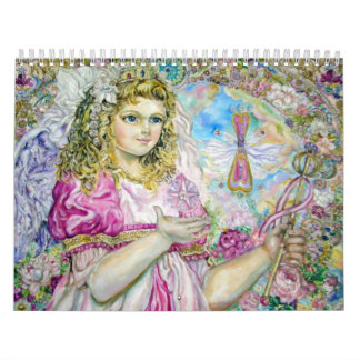 ローズクォーツの時計の天使 カレンダー