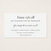 ローズグリッターショッピング割引ありがとうございます (裏面)