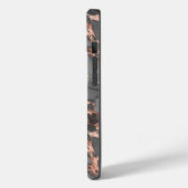 ローズゴールドとグレー Case-Mate iPhoneケース (裏面 / 左)