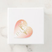 ローズゴールドにゴールドのコンフェッティ フェイバータグ (インサイチュ)