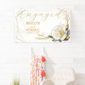 ローズゴールドのエンゲージメント 横断幕 (インサイチュ)