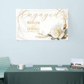 ローズゴールドのエンゲージメント 横断幕 (トレードショー)