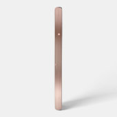 ローズゴールドのスパンコール付きホイルのフェミニンなシグネチャーデザイン SAMSUNG GALAXYケース (左側面)