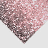 ローズゴールドのスパークル ライト ガールズ グリッタリー スパークリー 薄葉紙 (詳細)
