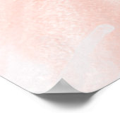 ローズゴールドのドレス キンセアニエラ 15歳の誕生日 背景 ポスター (角)