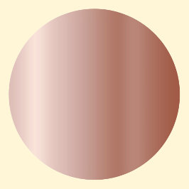 ローズゴールドのブランクテンプレート, DIY テキストアートロゴ ラウンドシール