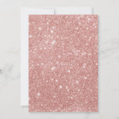 ローズゴールドの初めての聖体拝領招待状 招待状 (裏面)