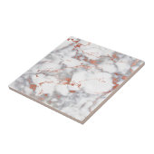 ローズゴールドの大理石の質感 タイル (側面)