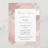 ローズゴールドの招待状, 結婚式, 赤ちゃん, 誕生日パーティー 招待状 (正面/裏面)