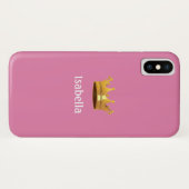 ローズゴールドの王冠 Case-Mate iPhoneケース (裏面(横))