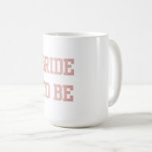 ローズゴールドの花嫁候補 コーヒーマグカップ (正面右)