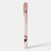 ローズゴールドの輝きが美しいフェミニンなアイチャームデザイン💃 iPhoneケース (左側面)