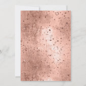 ローズゴールドの風船で乾杯！60歳の誕生日おめでとう 60歳の誕生日 招待状 (裏面)