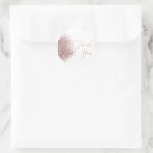 ローズゴールドグリッターありがとうございます ラウンドシール (バッグ)