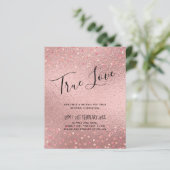 ローズゴールドグリッターグラムフォイル結婚ルックの予算 (スタンド正面)