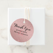 ローズゴールドグリッターグラムフォイル結婚ルックの予算 フェイバータグ (インサイチュ)