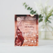 ローズゴールドサプライズ誕生日パーティー ポストカード (スタンド正面)