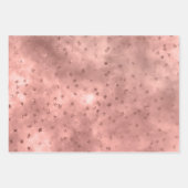 ローズゴールドサンセットクラウド ラッピングペーパーシート (正面3)