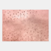 ローズゴールドサンセットクラウド ラッピングペーパーシート (正面)