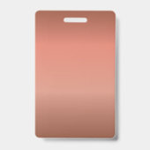 ローズゴールドスパークルドリッピー スウィートシックスティーンVIP バッジ (Back)