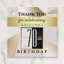 ローズゴールドスパークル 70歳の誕生日おめでとう