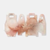 ローズゴールドダストウォーターカラーギフト フェイバーボックス (折り畳みなし)