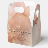 ローズゴールドダストウォーターカラーギフト フェイバーボックス (オープン)