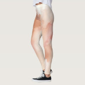 ローズゴールドダスト水彩生地 レギンス (左)