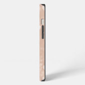 ローズゴールドハートのボケ iPhoneケース (左側面)