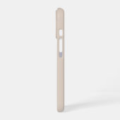 ローズゴールドバタフライ・トーストアーモンドの美意識 iPhone 16ケース (左側面)
