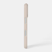 ローズゴールドバタフライ・トーストアーモンドの美意識 iPhone 16ケース (右側面)
