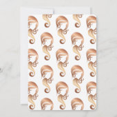 ローズゴールドビューティーガール ヘア＆メイクサロン パーティー 招待状 (裏面)