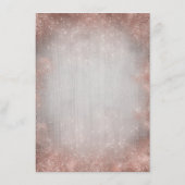 ローズゴールドビーチウェディングの詳細情報 エンクロージャーカード (裏面)