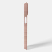 ローズゴールドブラッシュドメタルスクリプトモノグラム Case-Mate iPhoneケース (裏面 / 右)