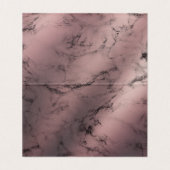 ローズゴールドマーブルアクセント バフェットご案内カード 名刺 (内部フラット)