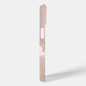 ローズゴールドラメ大理石カップケーキ Case-Mate iPhoneケース (裏面 / 右)