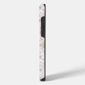 ローズゴールド大理石模様 iPhoneケース (左側面)
