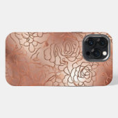 ローズゴールド柄 iPhone/iPadケース iPhoneケース (裏面横)
