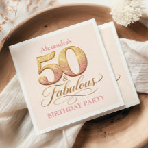 ローズゴールド エレガント 50歳の誕生日