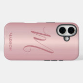 ローズゴールド オーダーメイド Case-Mate iPhoneケース (裏面 (横))