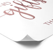 ローズゴールド カード&ギフト ポスター (角)