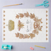 ローズゴールド クイーンビー クラウンベビー 名前 デコパージュ 薄葉紙 (クラフト)